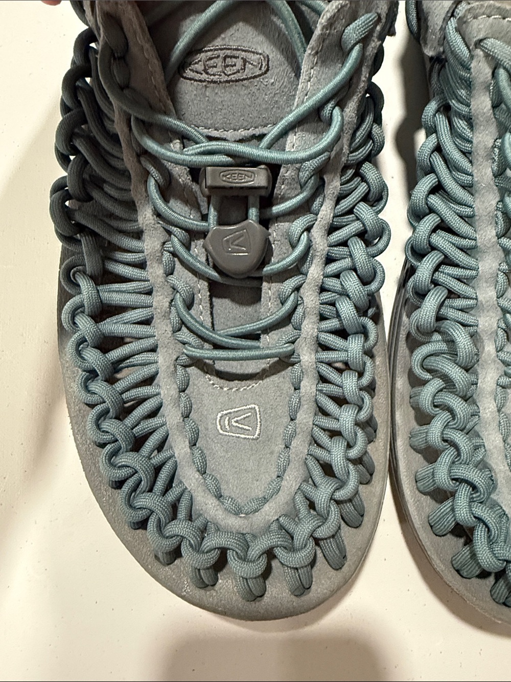 Keen Uneek Sandal in Sage Blue - Picture 2 of 6